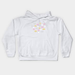 Happy Thoughts Pink Kids Hoodie